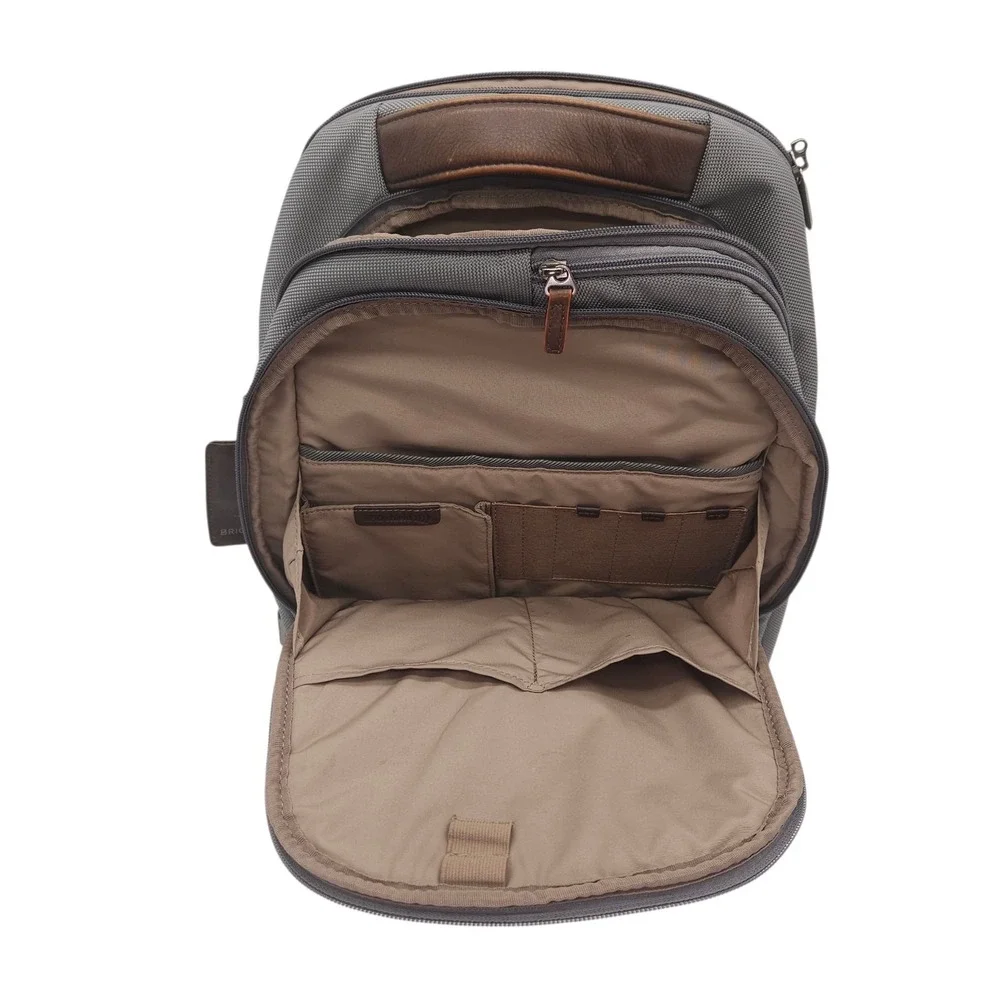 Briggs & Riley Travelware @ Work Medium Slim Backpack Travel‎ School Gray